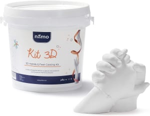 Kit 3D Completo Alginato para Moldes de Manos y Yeso Envase y Herramientas.  Por 17,51