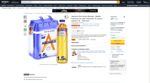 Aquarius Zero Azúcar Naranja Pack de 6 Botellas 1,5L por 8,94€