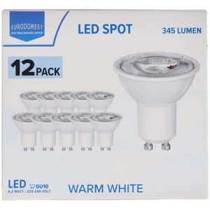 Minister Inpakken wapen 12-pack LEDspotjes van 4,2 watt voor €7,47 bij Action