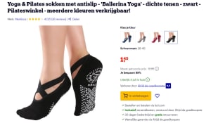 Yoga & Pilates sokken met antislip voor €1,45 bij Bol.com