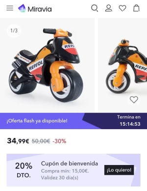 Moto Correpasillos Tundra Repsol Injusa