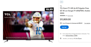  TCL 65 pulgadas Q7 QLED 4K Smart Google TV (65Q750G