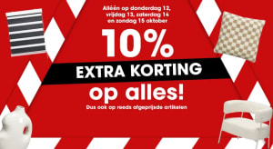 10% korting op alles bij Kwantum (ook sale!)
