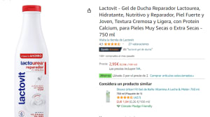 Lactovit - Gel de Ducha Reparador Lactourea, Hidratante, Nutritivo y  Reparador, Piel Fuerte y Joven, Textura Cremosa