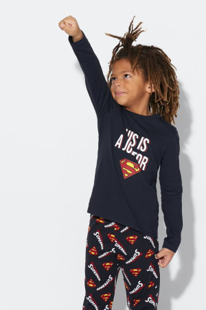 Pijama Largo Superman por 9 49 en Tezenis