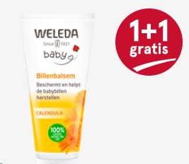 Susteen metro Smaak 1+1 gratis op alle Weleda baby producten bij de Etos