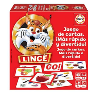 Educa Lince GO – Kartenspiel-Version Von Lynx, Für 2–8 Spieler Ab 6 Jahren, 70 Karten, Reisespiel