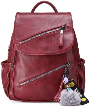 Bolso Mochila Cuero Mujer Antirrobo Mochilas Mujer Casual, JOSEKO  Impermeable Mochila de Viaje …