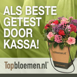 €5 op topbloemen.nl fijn handig erg leuk mooie bloemen