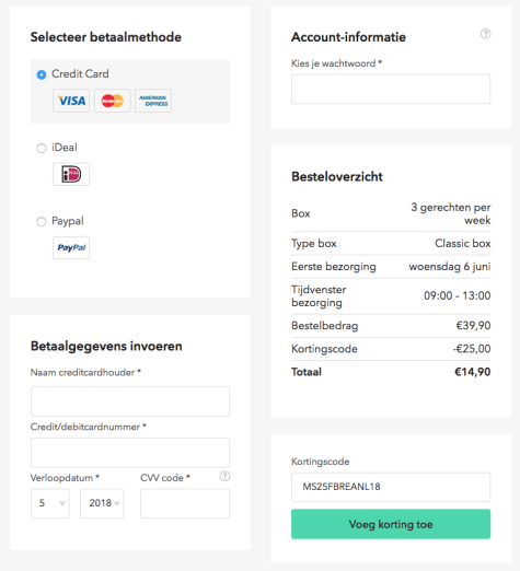 Marley Spoon Kortingscode: €25 Korting op je maaltijdbox / €2,49 per gerecht Aanbiedingen