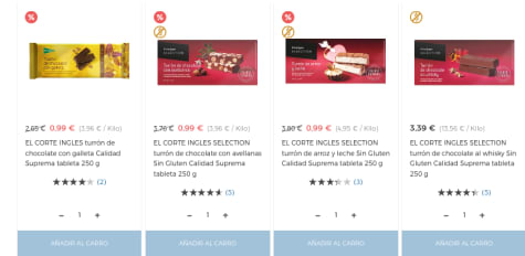 Chocolate puro con cacao natural y sin gluten tableta 300 g · VALOR ·  Supermercado El Corte Inglés El Corte Inglés