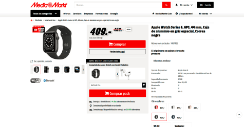 Mediamarkt Apple Watch 6 Outlet, 54% OFF | www.autoescolaurgell.com
