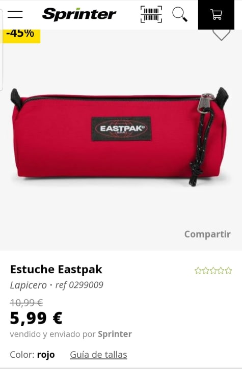 Estuche Eastpak por