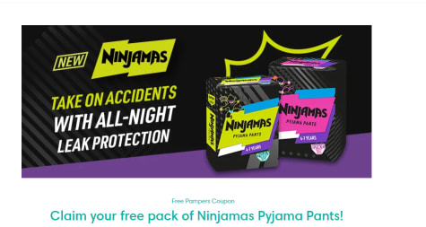 Free Pampers Ninjamas Pyjama Pants