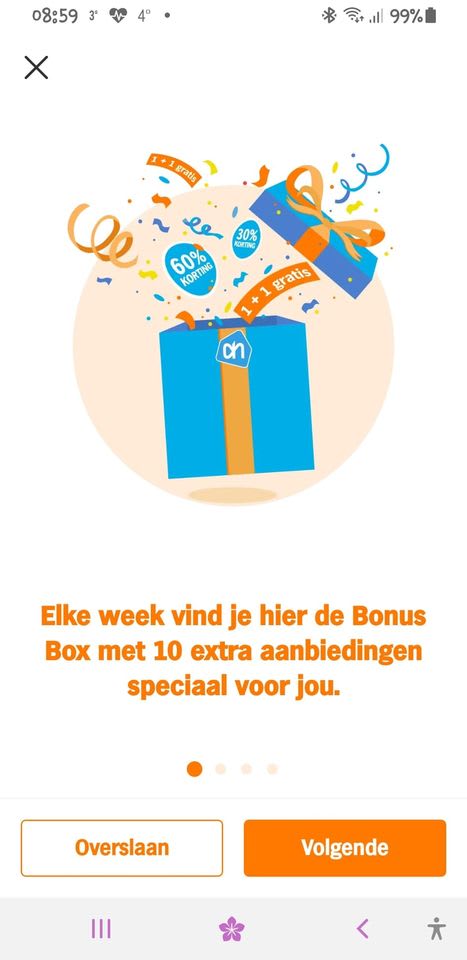 Persoonlijke heijn 5 extra persoonlijke bonus kiezen in de Albert Heijn app