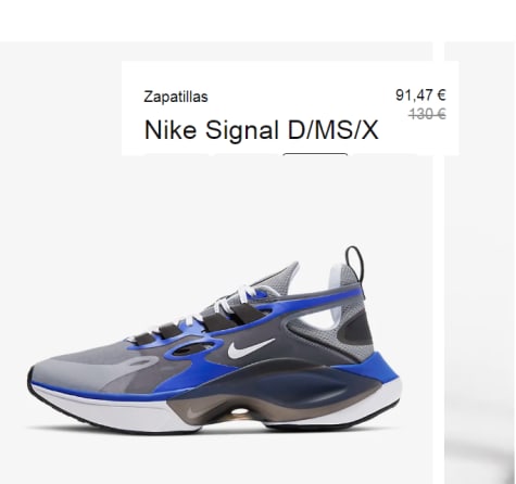 claramente emprender Gran engaño Nike Signal D/MS/X, Zapatillas para Hombre por 64.03€ en NIKE