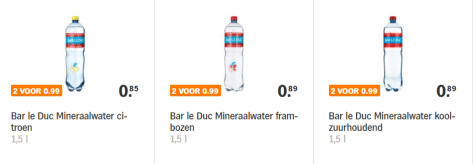 Diverse producten voor €0,99 Aanbiedingen