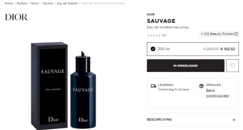 ICI PARIS XL BelgiëBelgique  Laat u tijdens deze feestdagen meeslepen  door de magie van Dior en laat uw dromen bloeien met het nieuwe Elixir  Sauvage een parfum met een uitzonderlijke concentratie