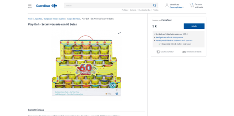 plastilina play doh carrefour