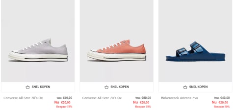 Tot 78% korting op merk schoenen bij Size? Aanbiedingen