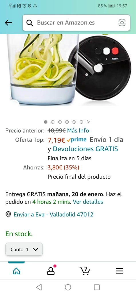 espiralizador calabacín – Compra espiralizador calabacín con envío gratis  en AliExpress version