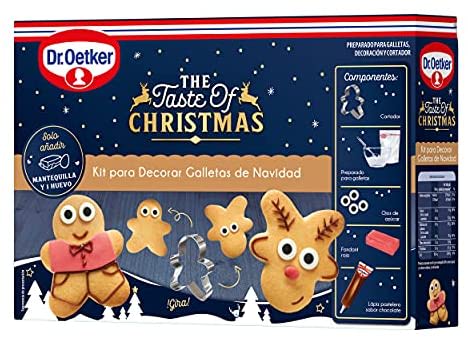 Dr. Oetker Deco Cookies Rudolf, Kit Galletas Con Motivos De