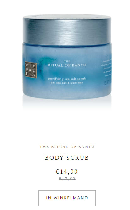 Diverse nieuwe producten in de Rituals Outlet Aanbiedingen Diverse nieuwe producten in de Rituals Outlet Aanbiedingen