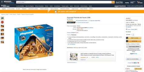 piramide de playmobil amazon