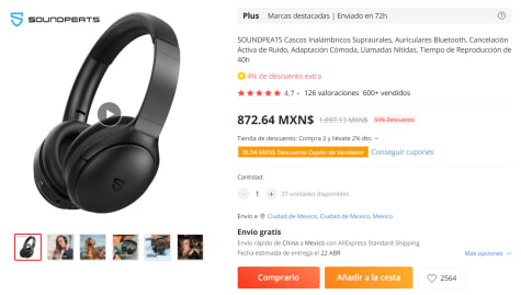 Auriculares bluetooth SoundPeats A6🎧