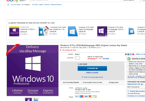 Codigo Ahorro Clave De Windows 10 Pro Por 1 23