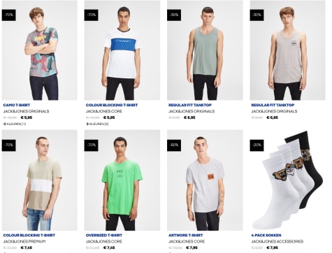 Tot 70% Korting bij Jack & Jones Aanbiedingen