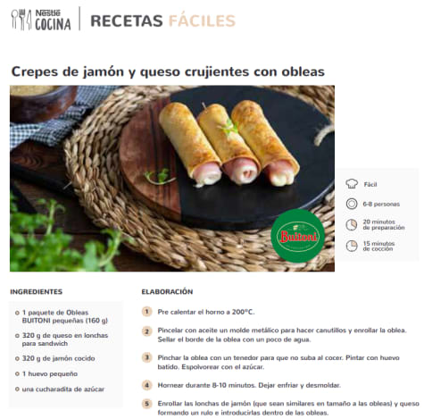 Libro Recetas Fáciles Nestlé Gratis