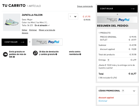 codigo descuento adidas outlet