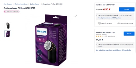 Chollo YA! Quitapelusas Philips