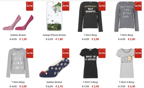 Tot 70% Korting in de Mid Season sale bij Bristol Aanbiedingen