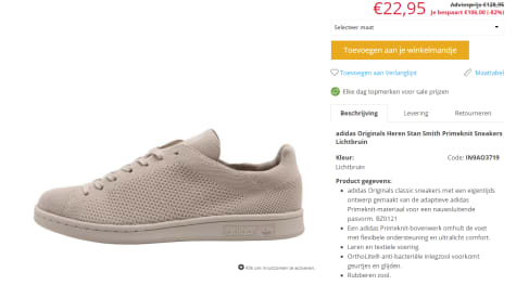 Adidas Originals Heren Stan Smith Primeknit Sneakers 22,95