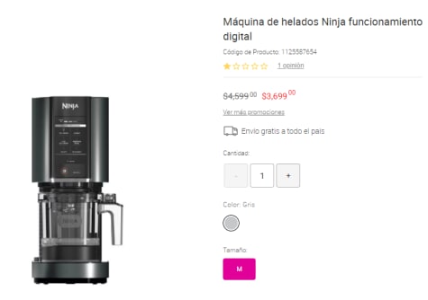 Buen Fin: Descuento de cafetera Ninja en