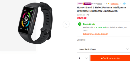 Smartwatch Huawei Band 6 pantalla FullView Amoled - Rosa | Linio Colombia -  HU072EL0B21K9LCO