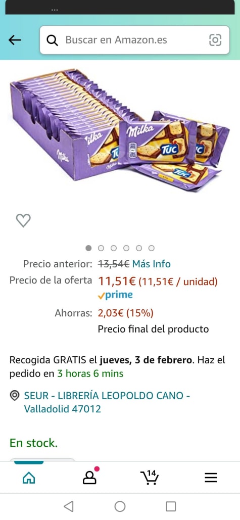 Chocolate en cápsulas TASSIMO MILKA, paquete 8 uds