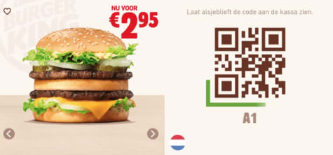 Alle Burger King kortingscodes/coupons Aanbiedingen
