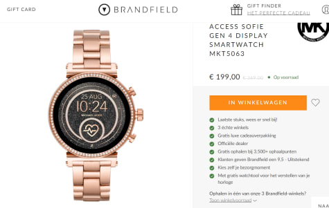 michael kors smartwatch brandfield