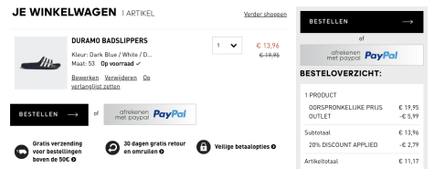 Adidas Kortingscode: 20% extra korting op de Adidas Outlet Aanbiedingen