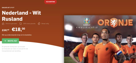 Tickets voor Nederland - Wit Rusland voor €15 via AD Aanbiedingen Tickets voor Nederland - Wit Rusland voor €15 via AD Aanbiedingen