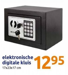 Doe mee voor de hand liggend spion Fichero elektronische digitale kluis voor €12,95 bij Action