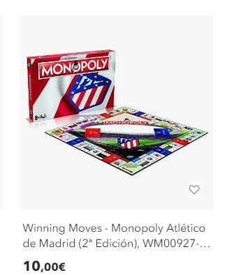 Juego Monopoly Atlético de Madrid