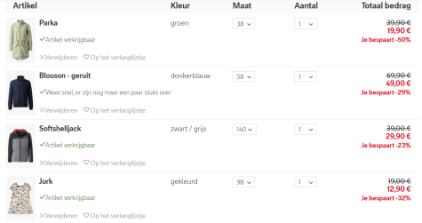 20% extra korting op alles incl. de sale bij C&A Aanbiedingen 20% extra korting op alles incl. de sale bij C&A Aanbiedingen