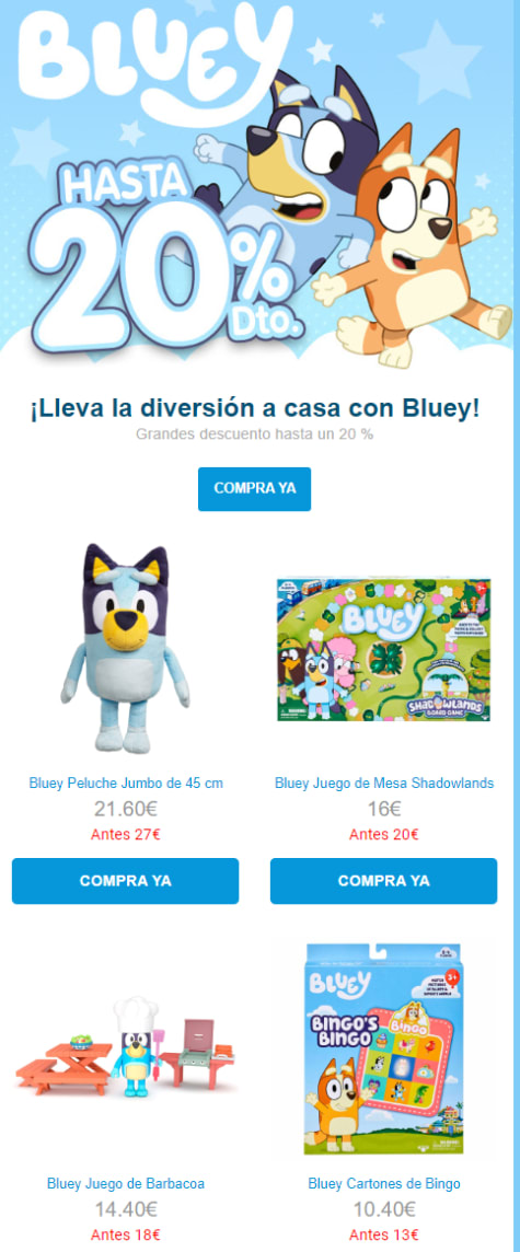 Bluey · Juguetes · El Corte Inglés (19)