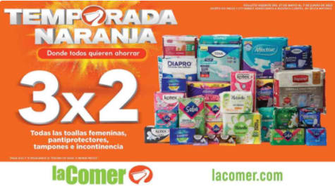 Folleto de oferta Temporada Naranja 3x2 en La Comer