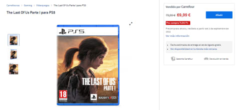 Juego The Last Of Us Parte I Para Playstation 5, Ps5 con Ofertas en  Carrefour