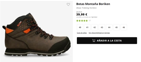 Pertenece Leonardoda cualquier cosa Botas de Montaña Boriken por 39.99€ en Sprinter